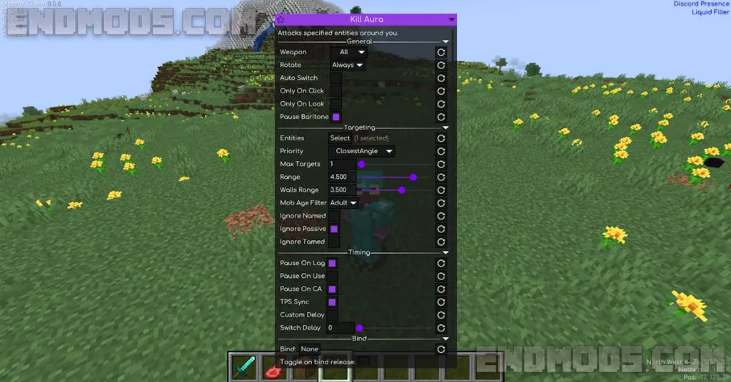 Meteor Client KillAura