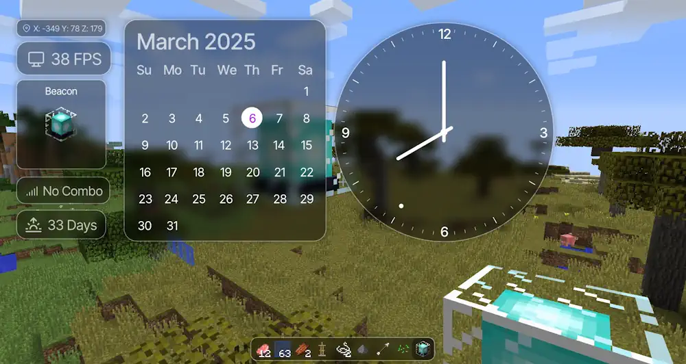 GlideClient HUD Menu