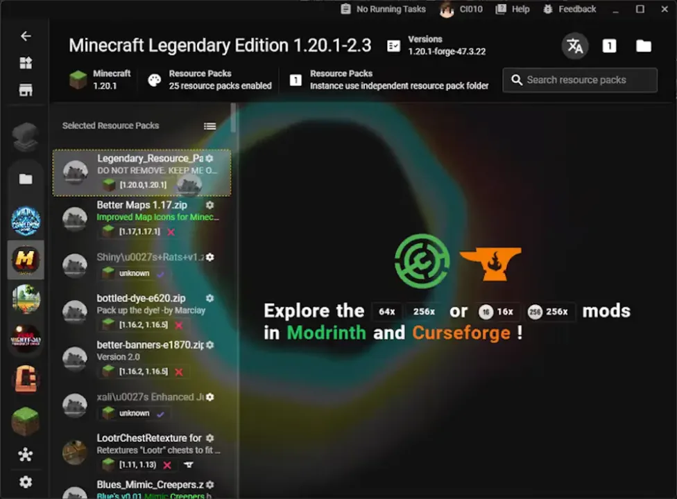 Launcher with mod manager