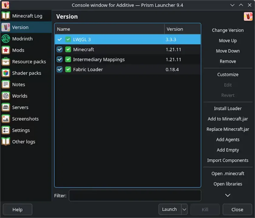 Prism Launcher for Minecraft